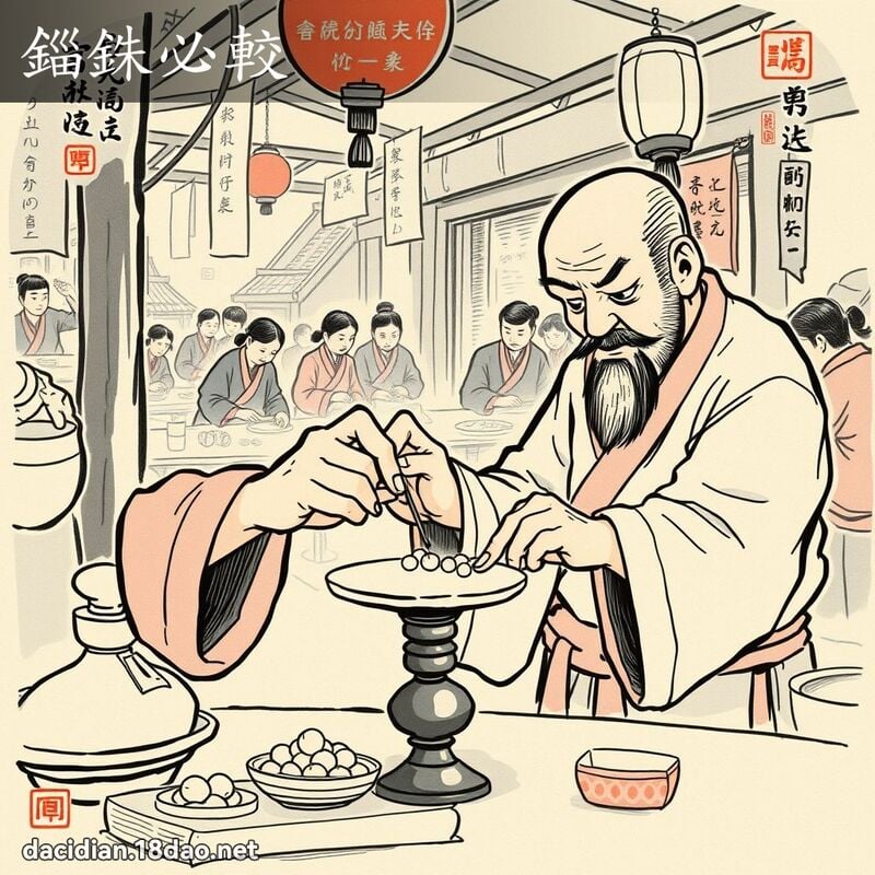 錙銖必較 配图