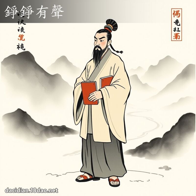 錚錚有聲 配图