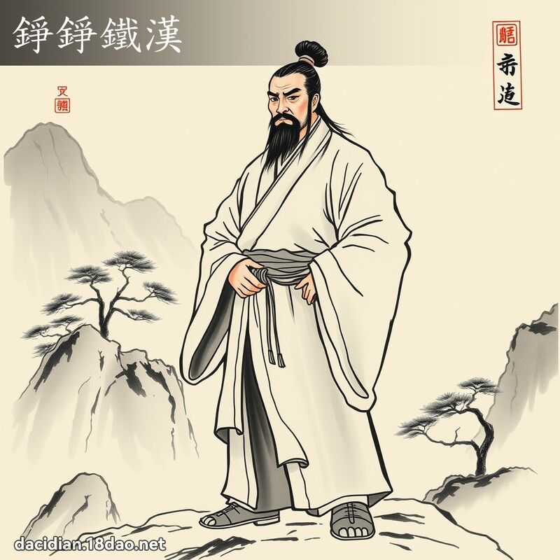 錚錚鐵漢 配图