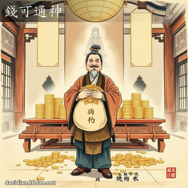 錢可通神 配图
