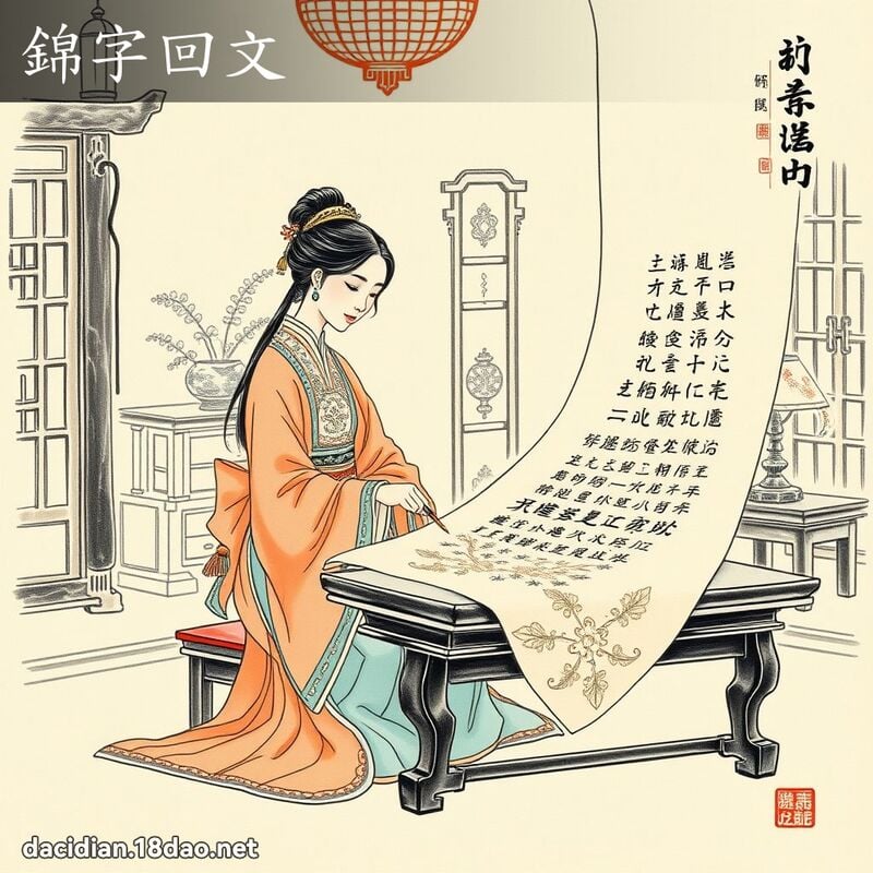 錦字回文 配图
