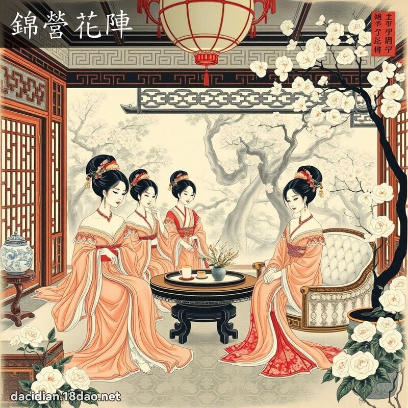 錦營花陣 配图