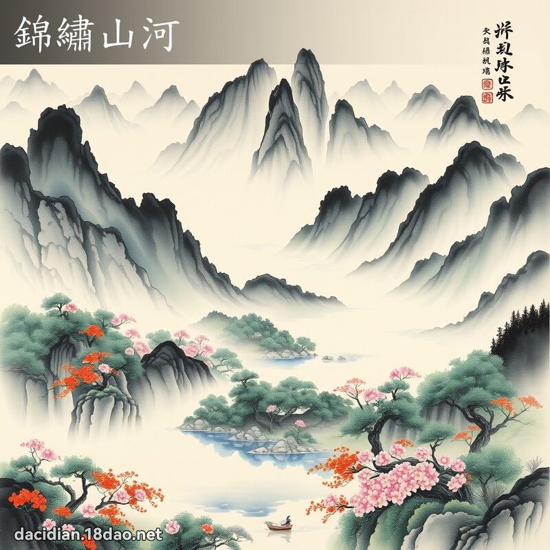 錦繡山河 配图