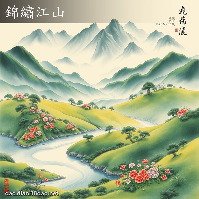錦繡江山 配图