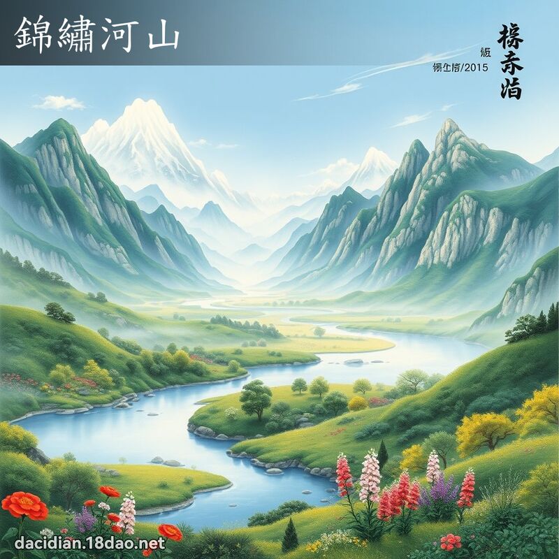 錦繡河山 配图