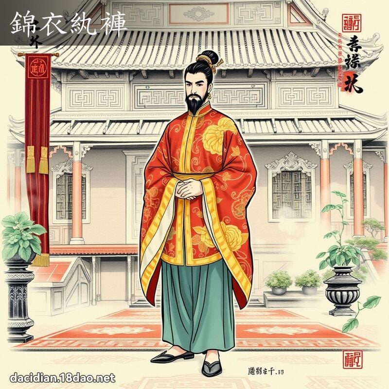 錦衣紈褲 配图