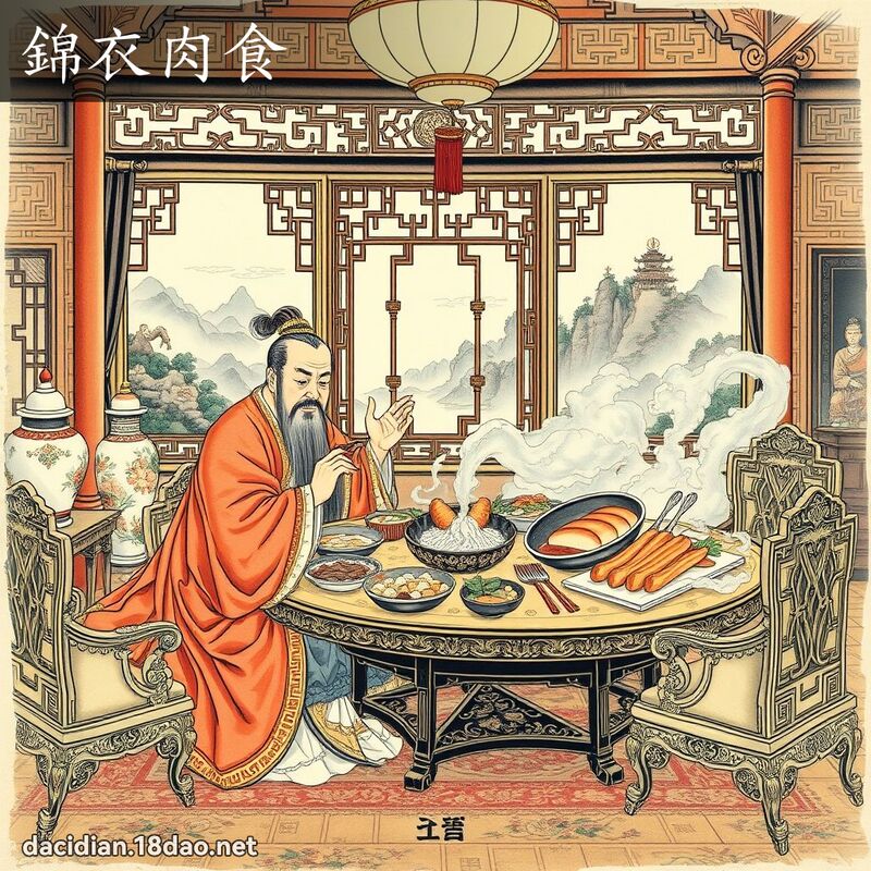 錦衣肉食 配图