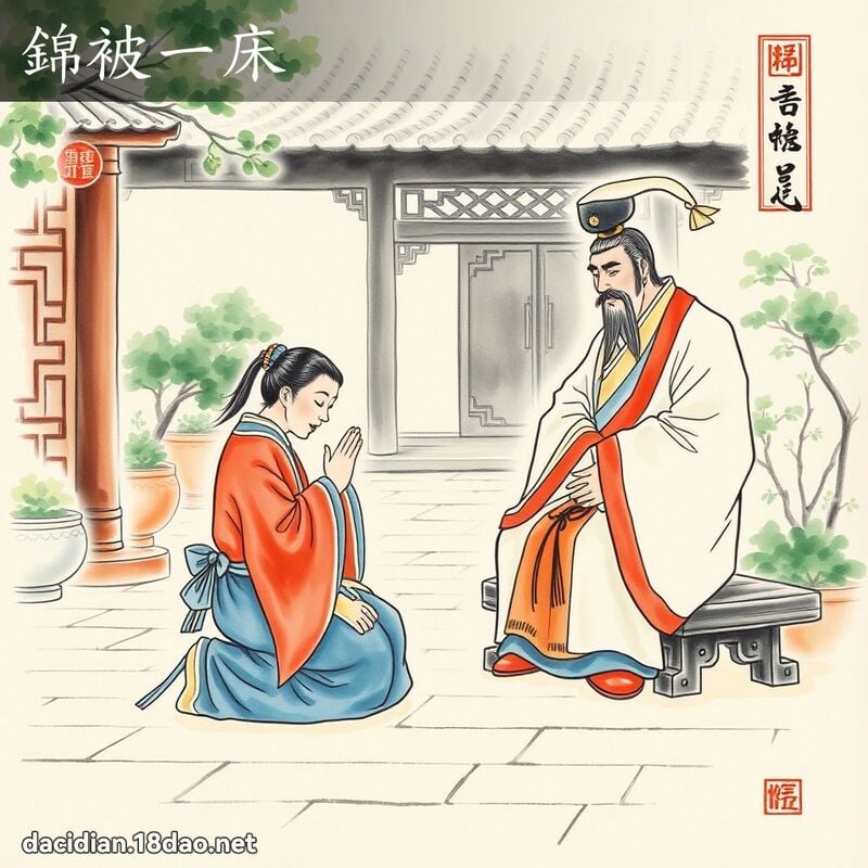 錦被一床 配图