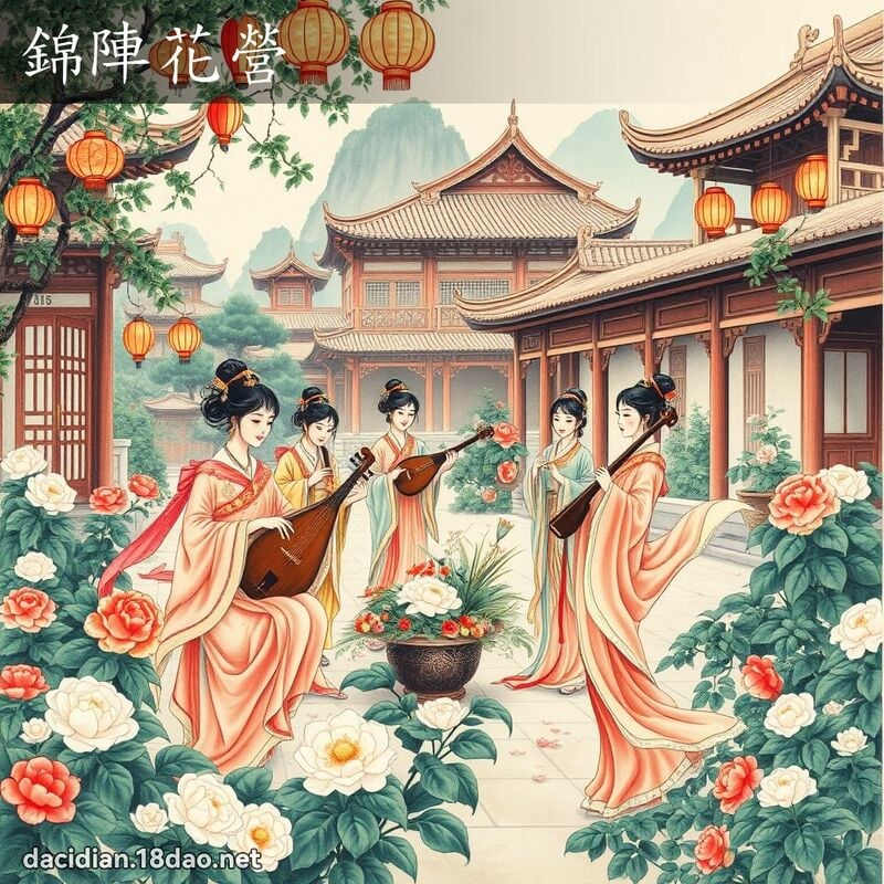 錦陣花營 配图