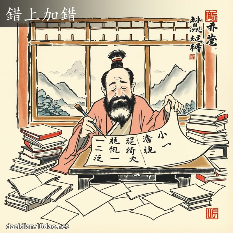 錯上加錯 配图