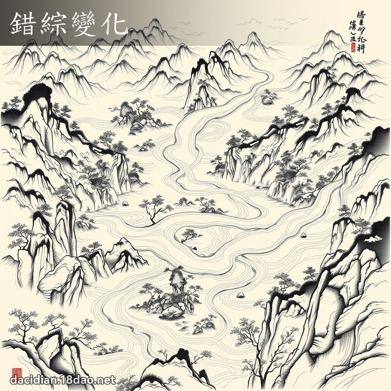 錯綜變化 配图