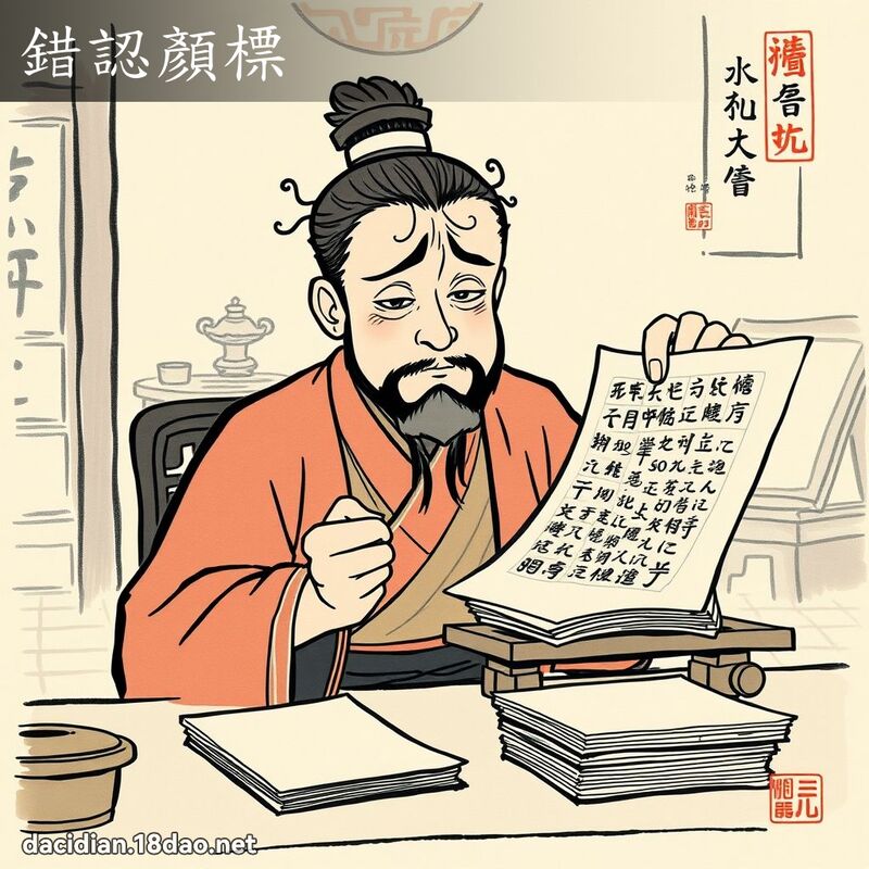 錯認顏標 配图