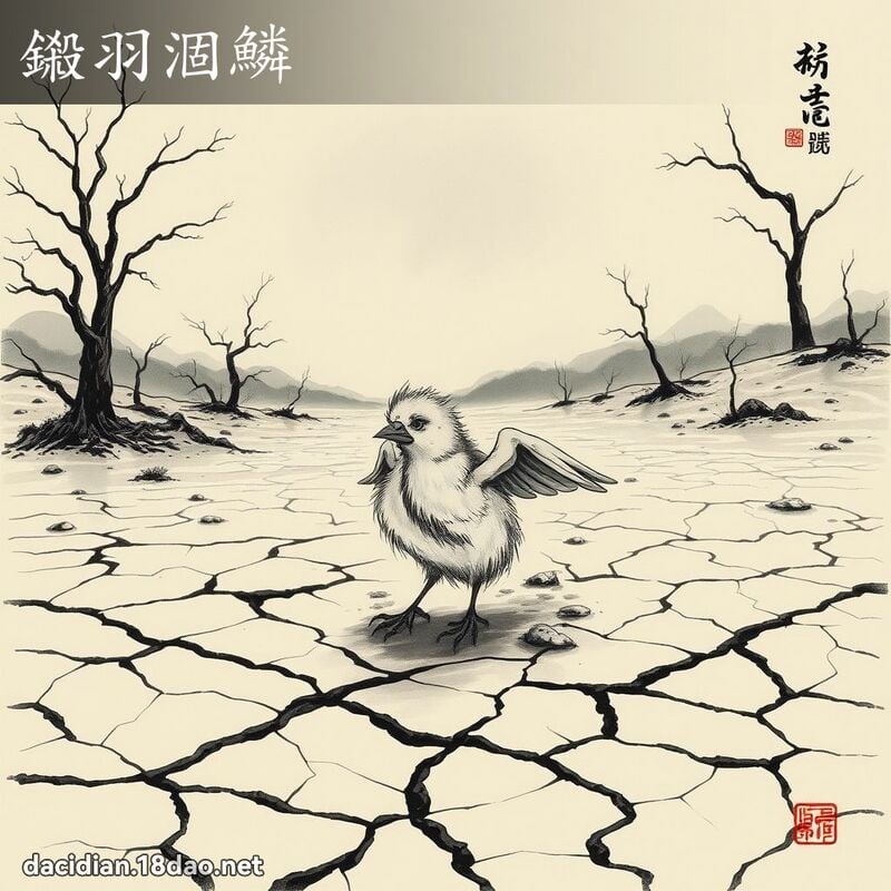 鎩羽涸鱗 配图