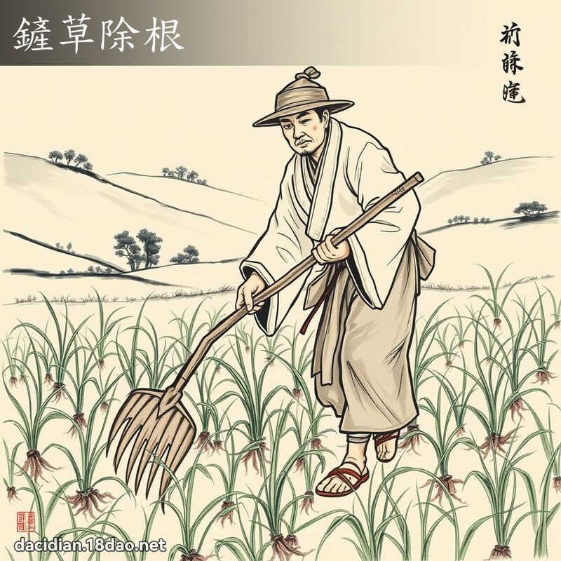 鏟草除根 配图