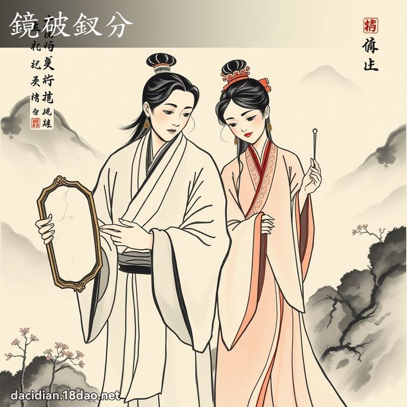 鏡破釵分 配图