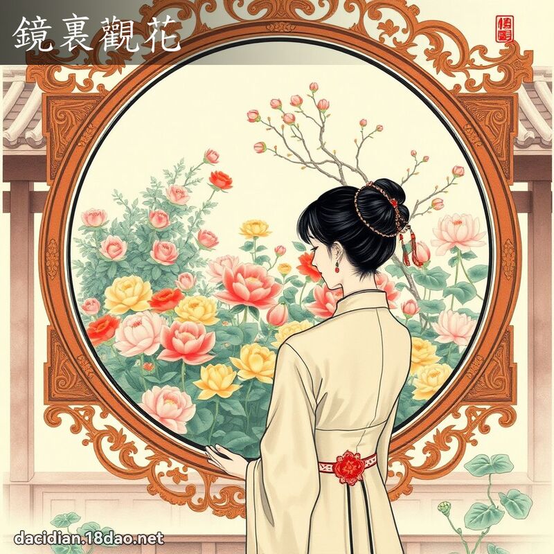 鏡裏觀花 配图