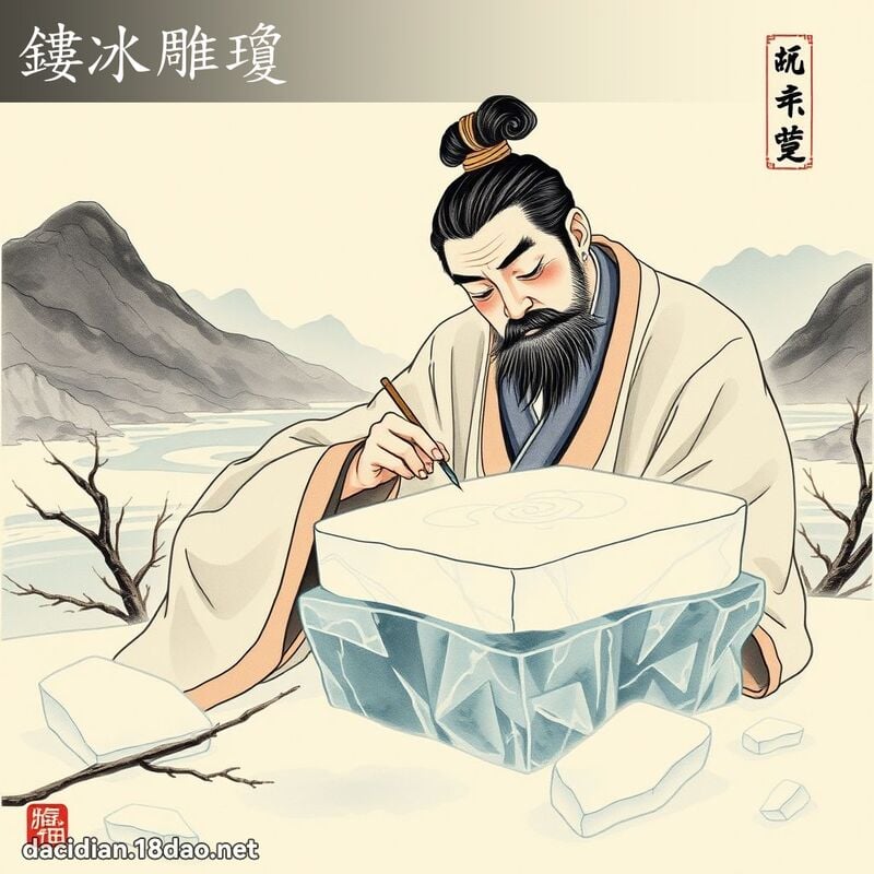 鏤冰雕瓊 配图