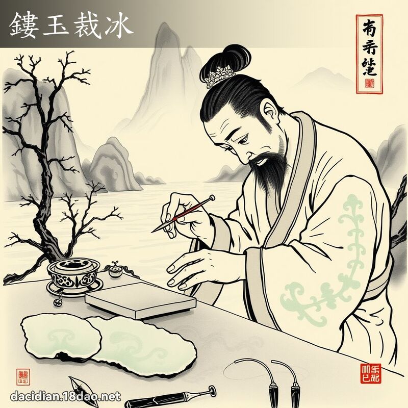 鏤玉裁冰 配图