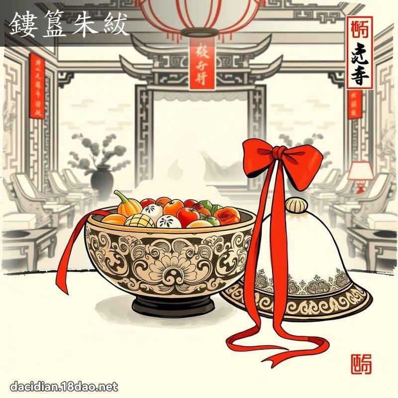 鏤簋朱紱 配图