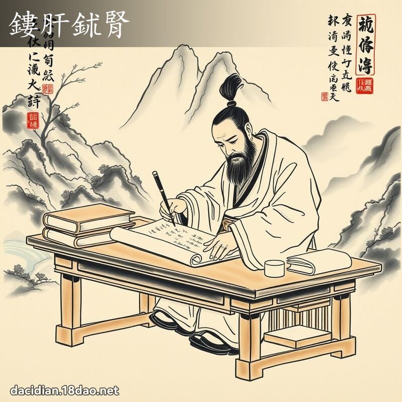 鏤肝鉥腎 配图