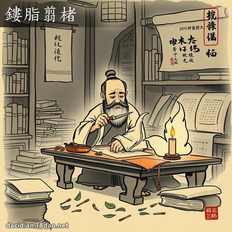 鏤脂翦楮 配图