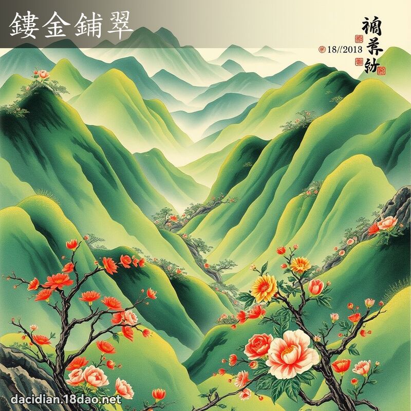 鏤金鋪翠 配图