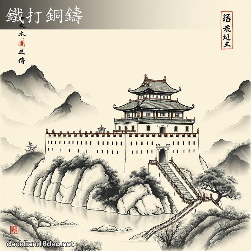 鐵打銅鑄 配图