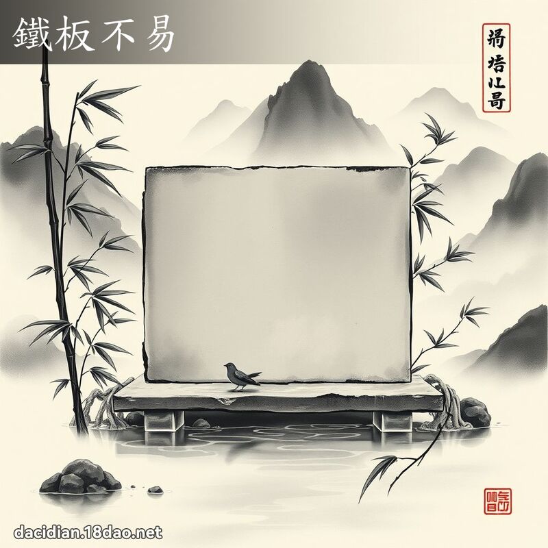 鐵板不易 配图
