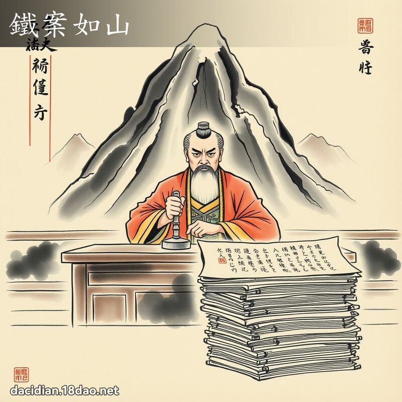 鐵案如山 配图