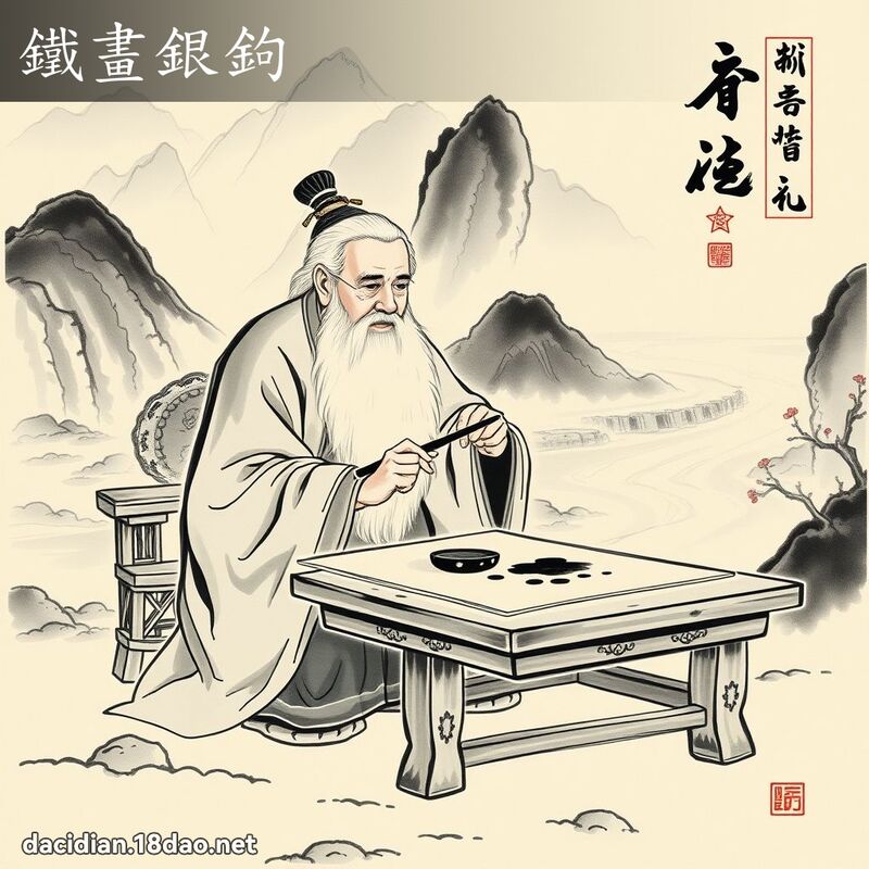 鐵畫銀鉤 配图