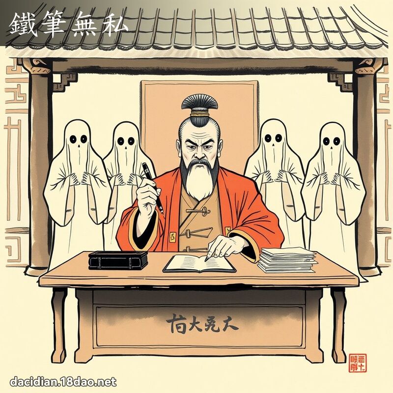 鐵筆無私 配图