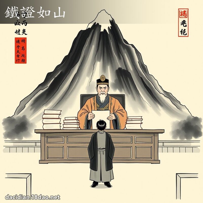 鐵證如山 配图