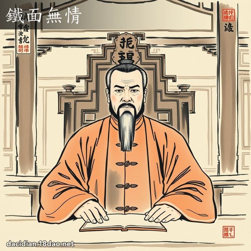 鐵面無情 配图