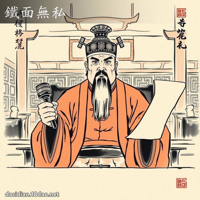 鐵面無私 配图