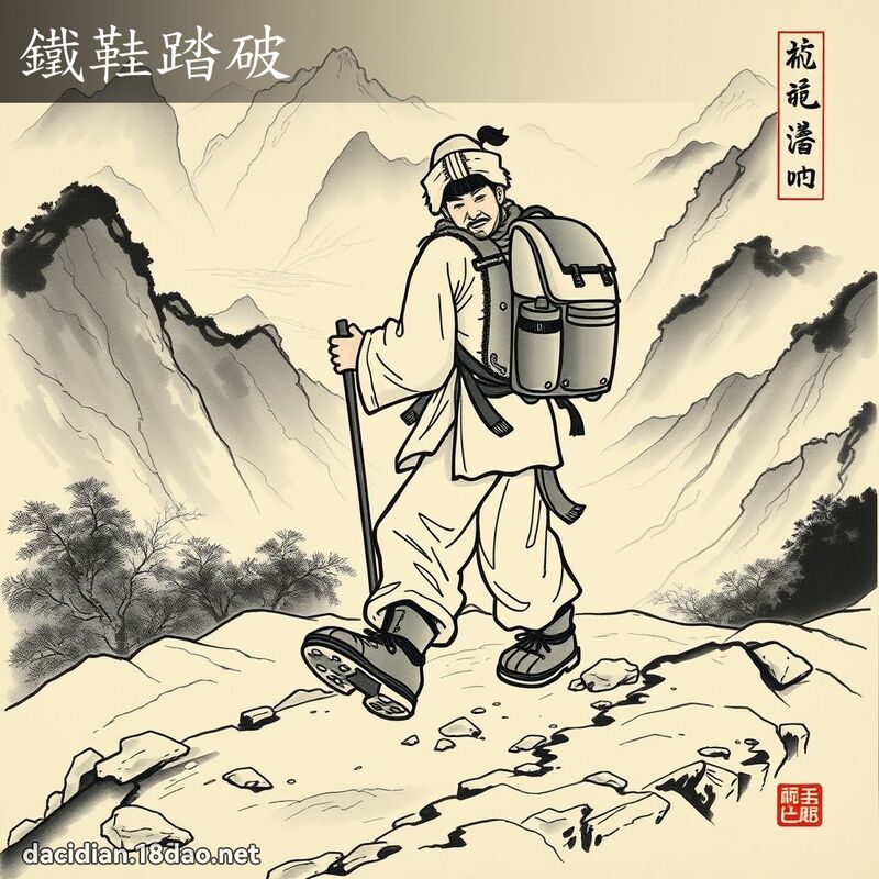 鐵鞋踏破 配图