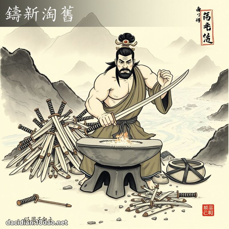 鑄新淘舊 配图