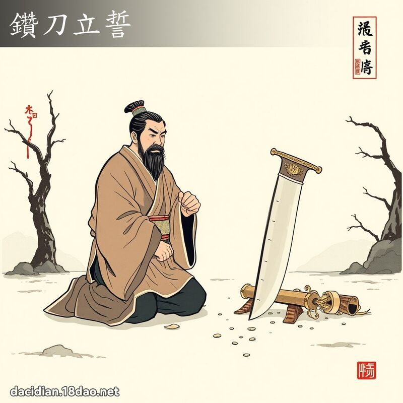 鑽刀立誓 配图