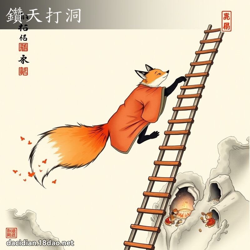 鑽天打洞 配图