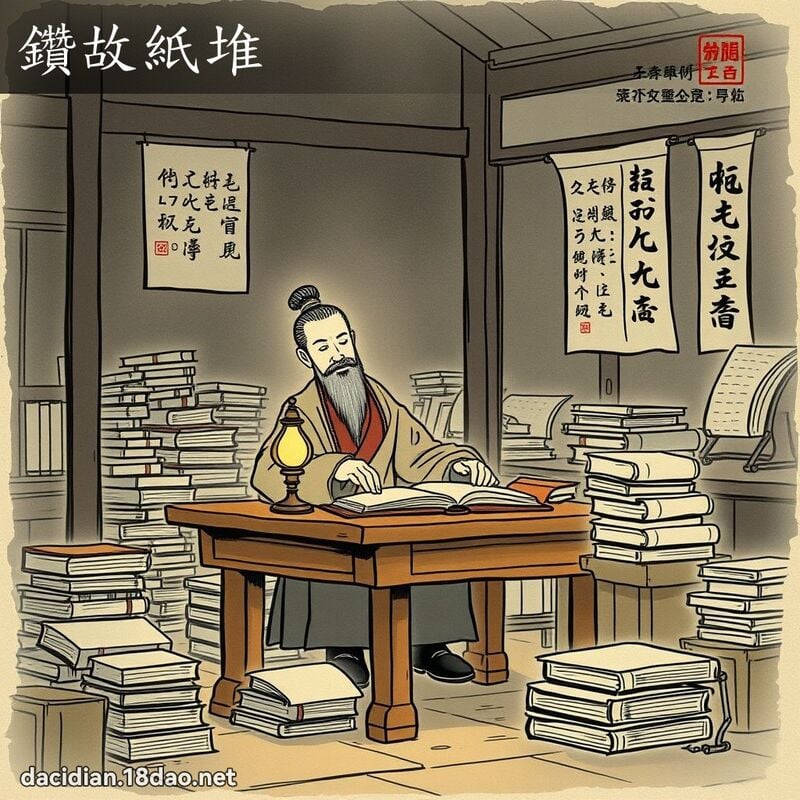 鑽故紙堆 配图