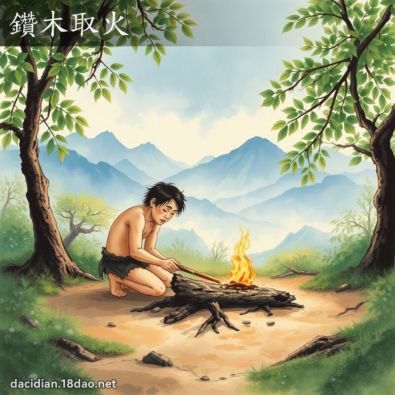 鑽木取火 配图