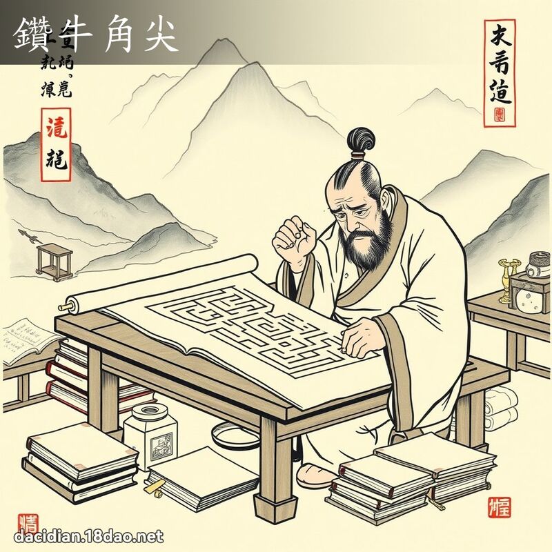 鑽牛角尖 配图