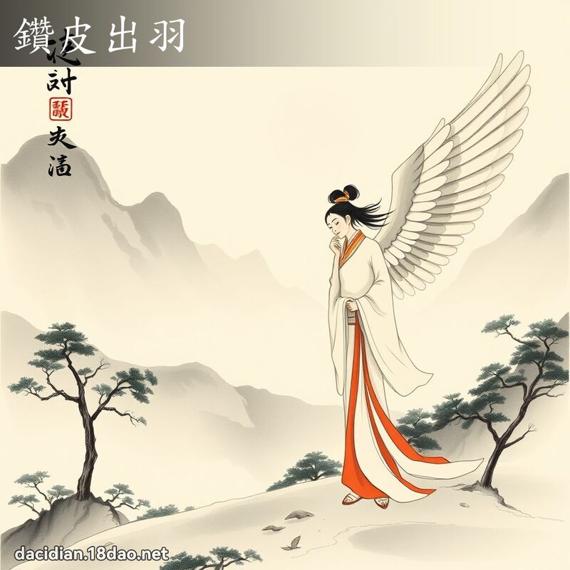 鑽皮出羽 配图