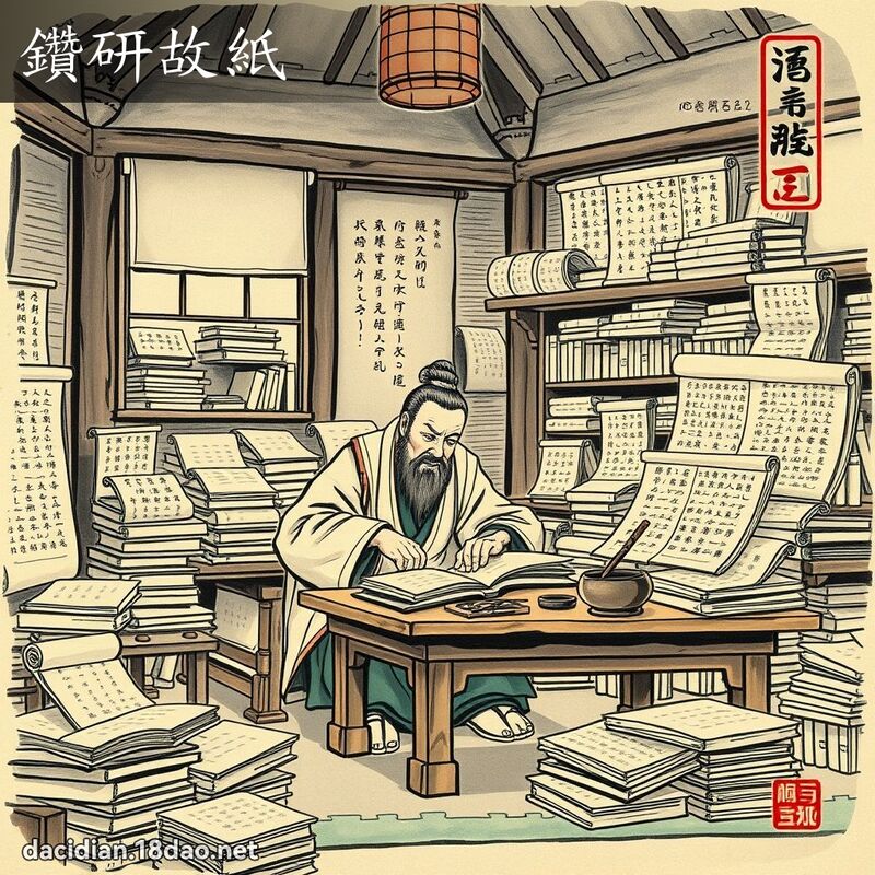 鑽研故紙 配图