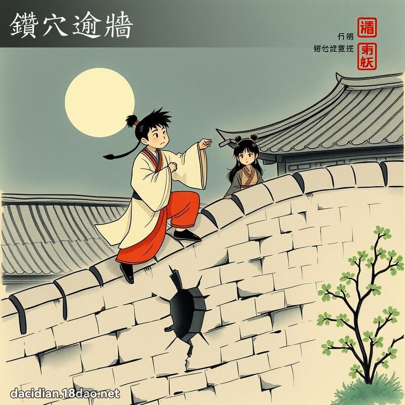 鑽穴逾牆 配图