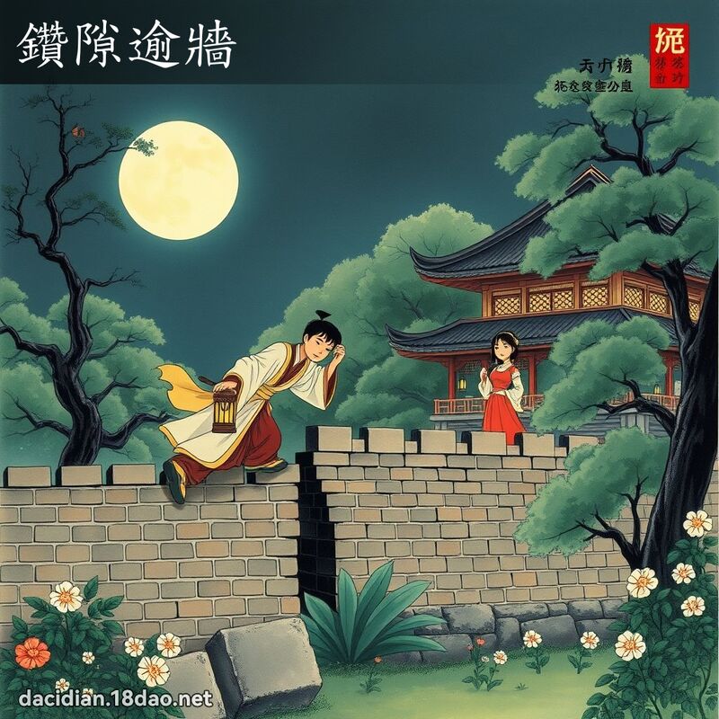 鑽隙逾牆 配图