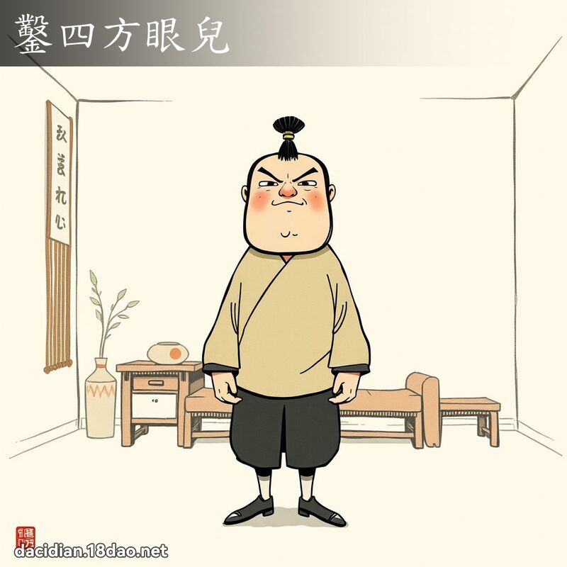 鑿四方眼兒 配图