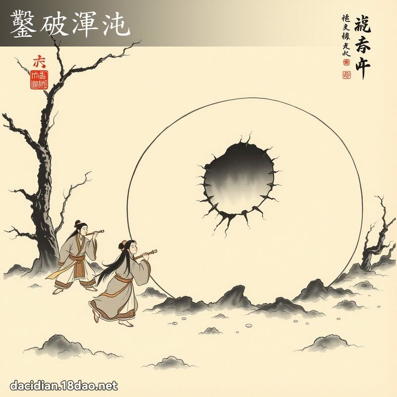 鑿破渾沌 配图