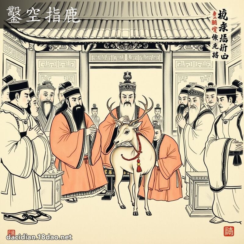 鑿空指鹿 配图
