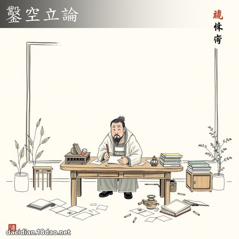 鑿空立論 配图