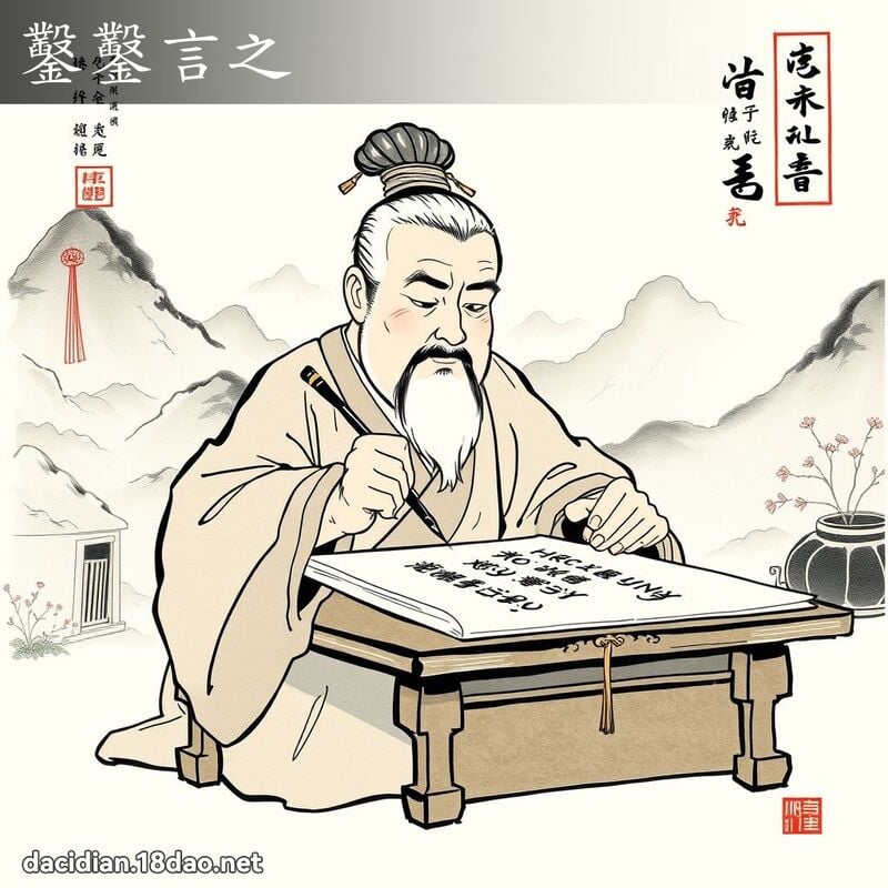 鑿鑿言之 配图
